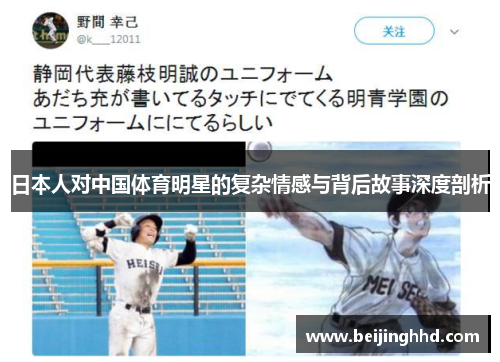 日本人对中国体育明星的复杂情感与背后故事深度剖析